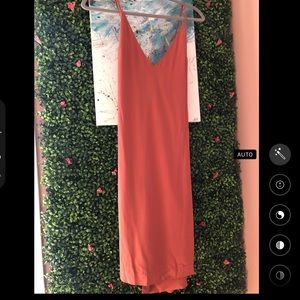 Peachy strappy dress